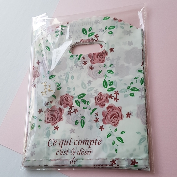 23 pcs Sacs cadeau avec motifs de rose French Loot Bags Favor Bags 5.40x5.75" in - Picture 5 of 5